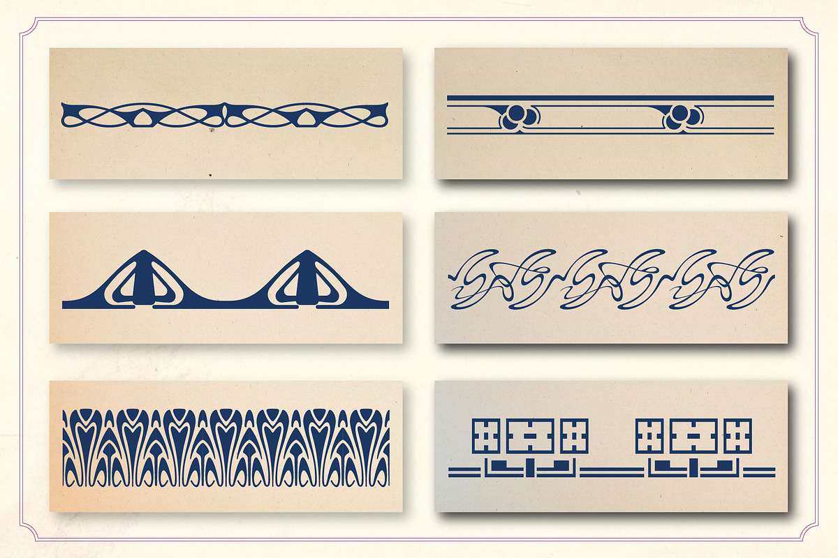 Vintage Art Deco Brushes, a Brush Add-On by Mr Vintage (Photo 5 of 8)
