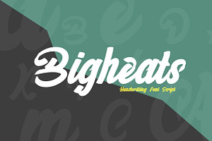 Bigheats - Handwritting Font