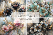 Artsy Florals, a Background Graphic by Digital Art Creations (Thumbnail 4 of 8)