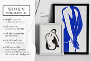 Women Abstract interior posters, a Person Illustration by Garden in frame (Thumbnail 1 of 9)