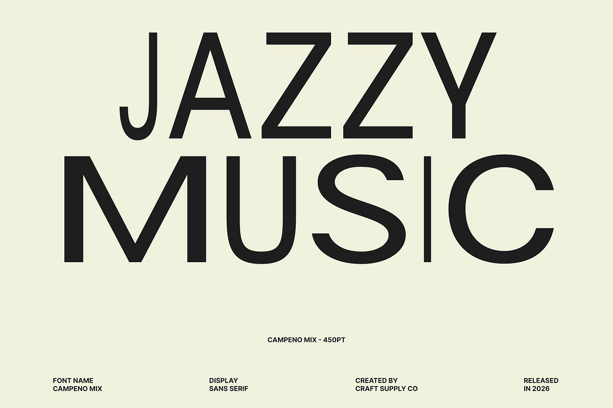 Campeno Mix, a Sans Serif Font by Craft Supply Co. (Photo 2 of 8)