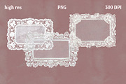 Vintage Fabric Doilies Bundle PNG, an Object Graphic by Marie T (Thumbnail 4 of 24)