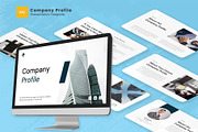 Company Profile-Google Slides, a Presentation Template by Enab Pro (Thumbnail 1 of 5)