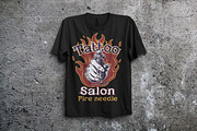 Fire needle -tattoo salon label font, a Symbol Font by Fractal fonts & graphics (Thumbnail 7 of 9)
