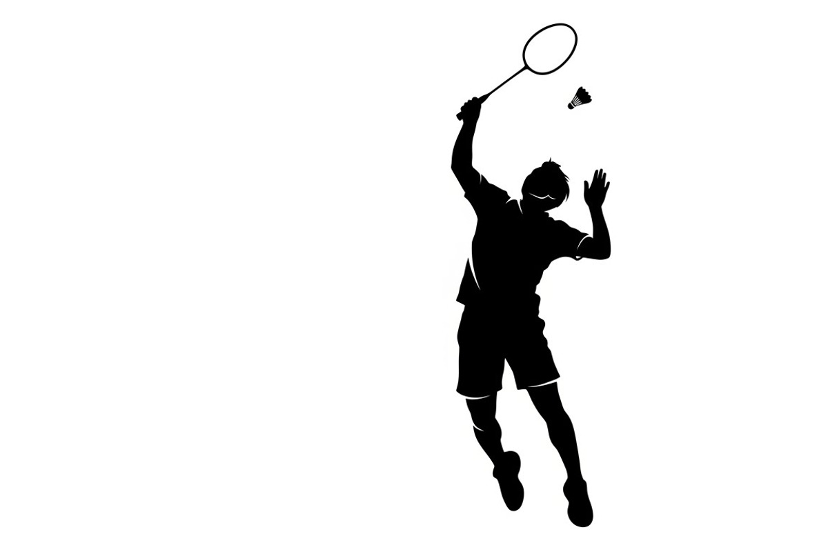Badminton Smash Silhouettes, an Illustration by Amazin_art (Photo 3 of 31)