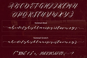 Notetail Script Typeface, a Script Font by alphadesign (Thumbnail 7 of 7)