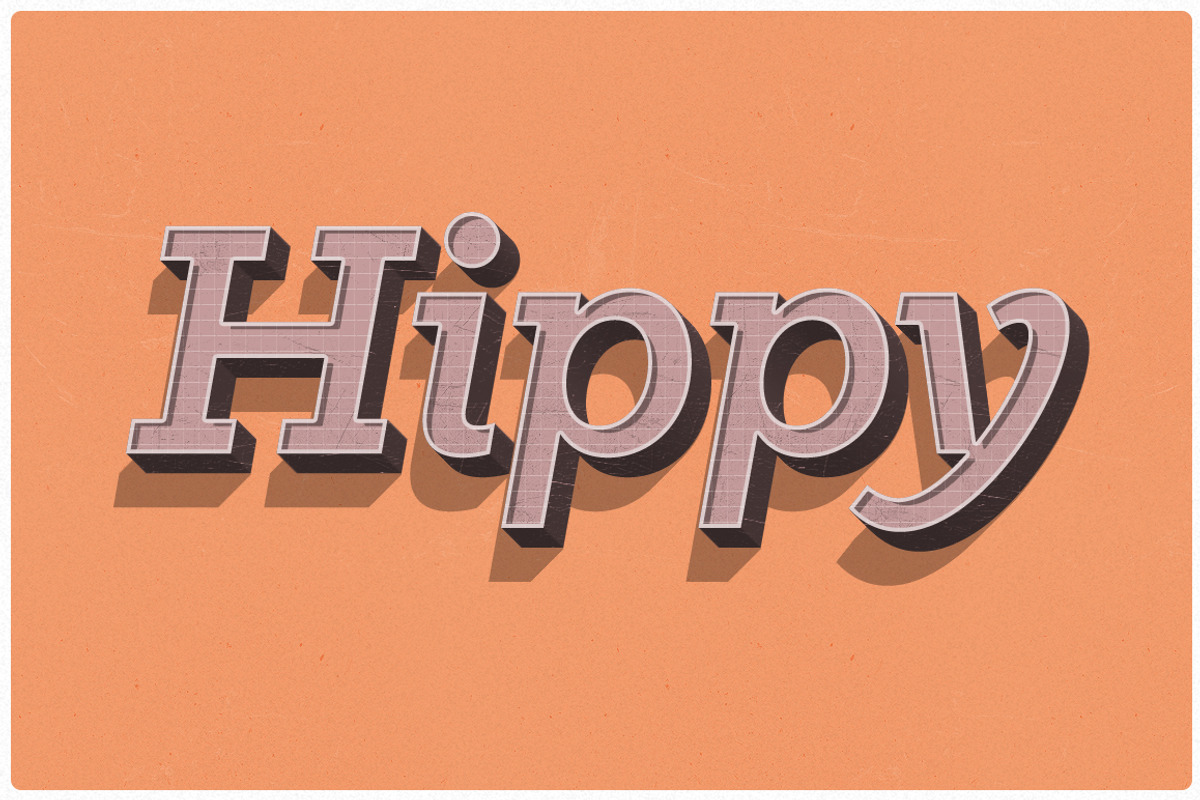 3D Retro Text Styles for Photoshop, a Layer Style Add-On by Creativenauts (Photo 5 of 5)