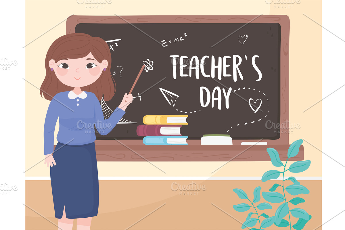 teacher day celebration, an Education Illustration by studiogstock