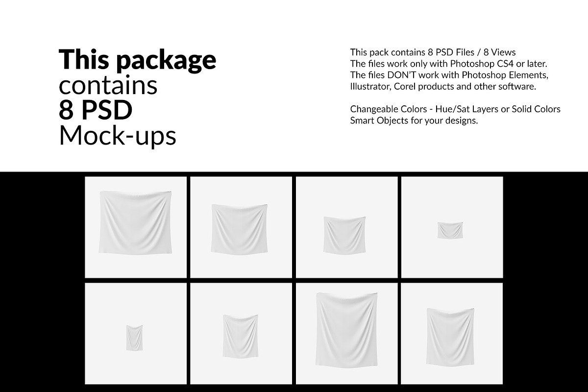 Tapestry Mockup - Many Sizes, a Mockup by mock-ups (Photo 2 of 14)