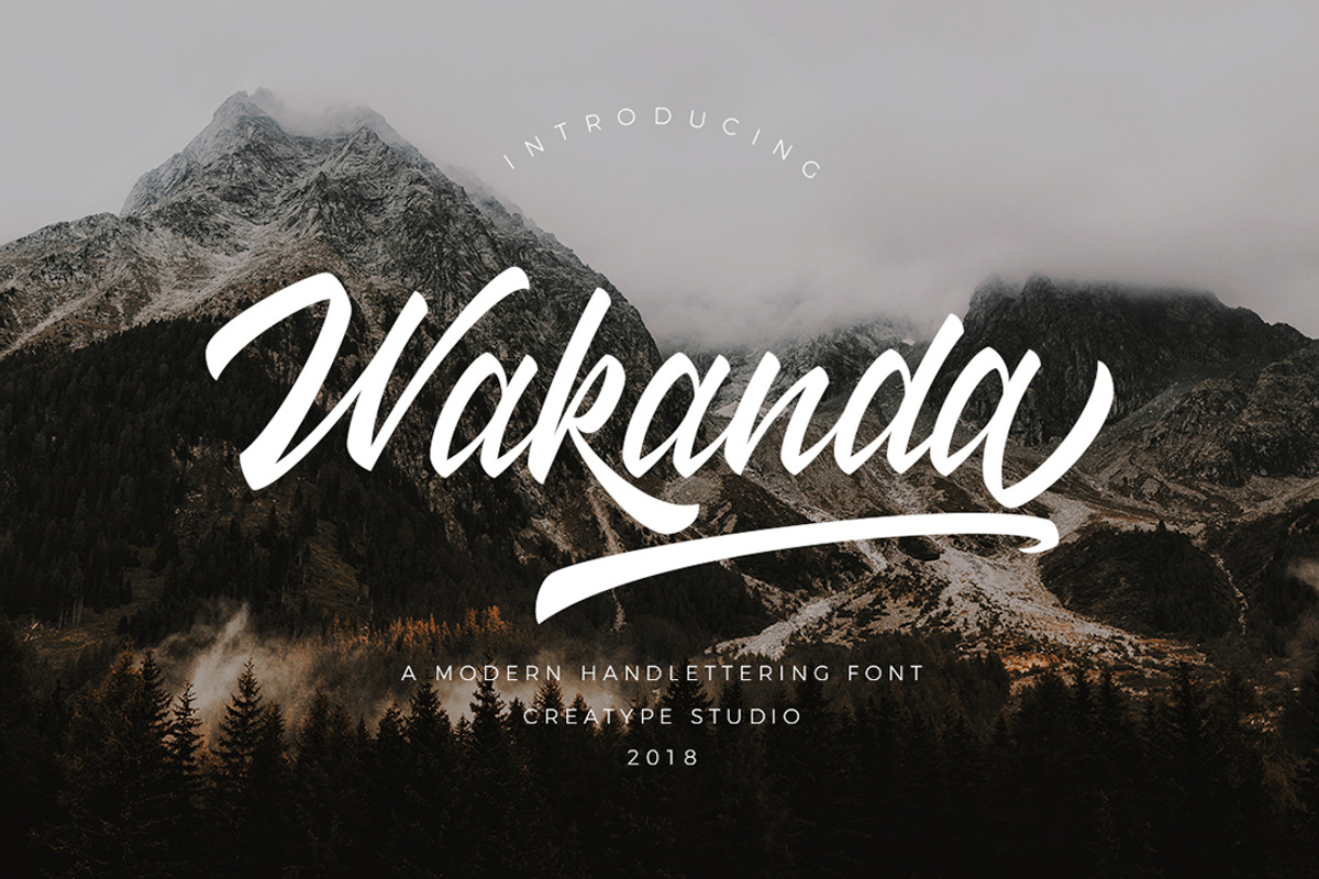 Wakanda Script Business Font