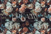 Dark floral patterns & prints, a Wallpaper Graphic by CarmineType (Thumbnail 10 of 10)