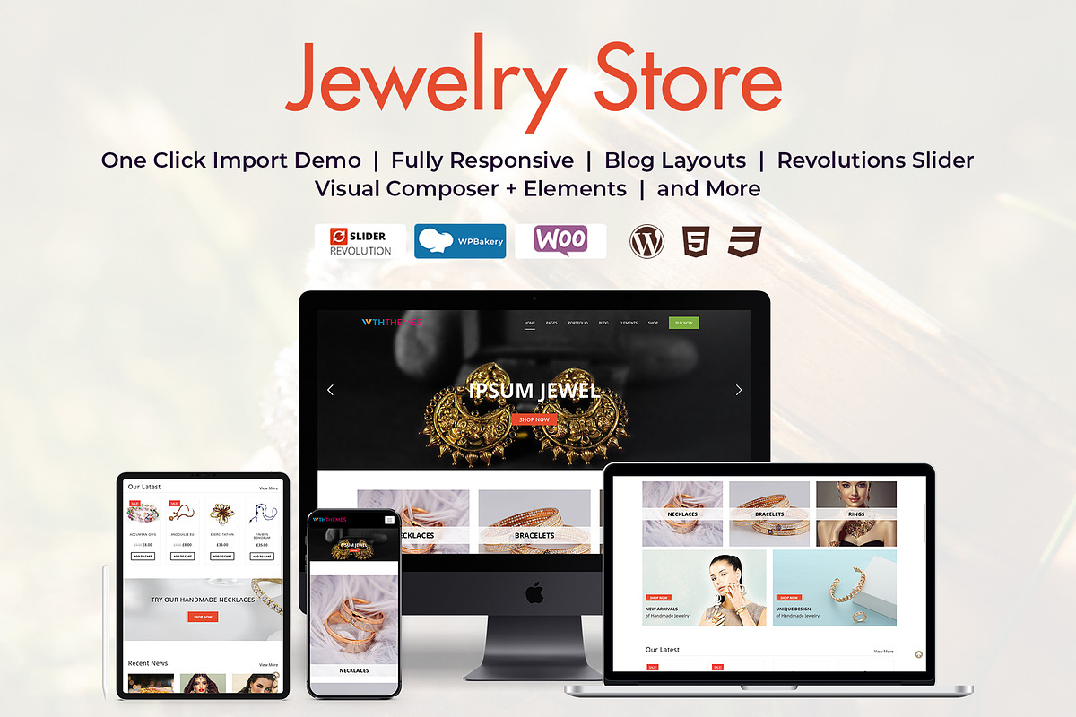 WooCommerce WordPress Theme Jewelry, a WordPress Template by MultipurposeThemes