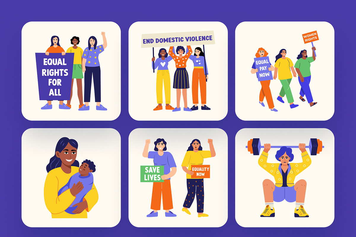 Feminist Icons Illustration, a Person Illustration by Creative Stall (Photo 10 of 10)