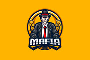Mafia Mascot Esport Logo, a Branding & Logo Template by prps.std (Thumbnail 2 of 3)