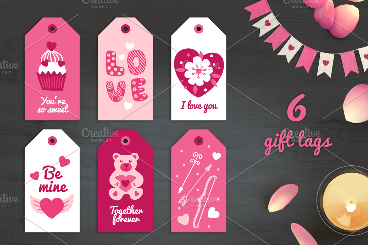 Valentine Elements, a Pattern Graphic by miumiu (Photo 2 of 5)