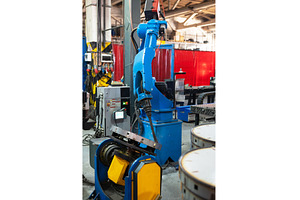 Automatic Industrial welding robot, an Industrial Photo by Jan Jack Russo Media