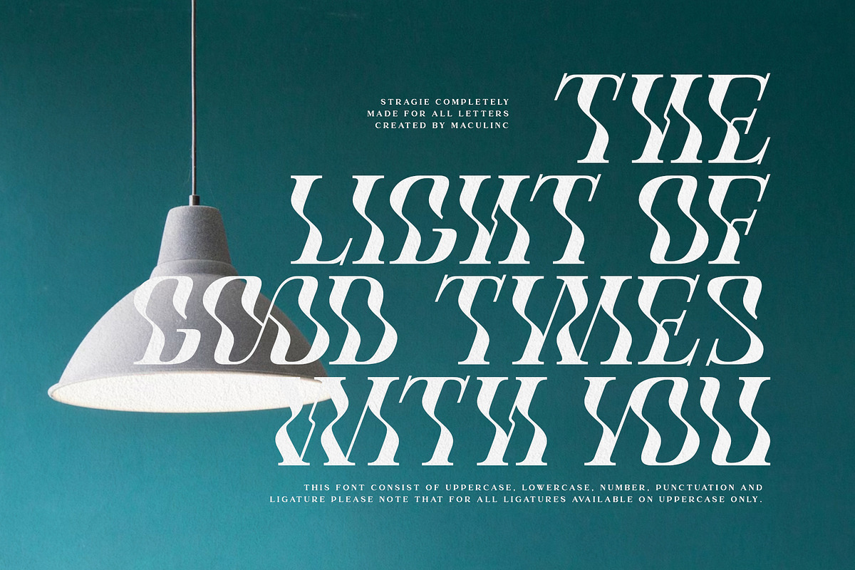Stragie - Display Font, a Serif Font by Maculinc Type (Photo 4 of 12)