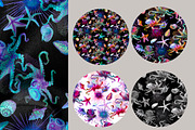 Marine Adventure - seamless pattern, a Pattern Graphic by NNclipart (Thumbnail 8 of 9)