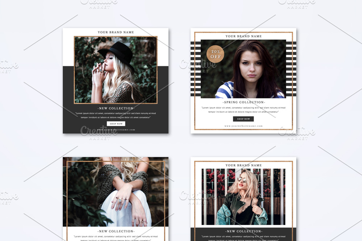 Social Media Templates Set, a Social Media Template by NM-Design-Studio (Photo 2 of 3)