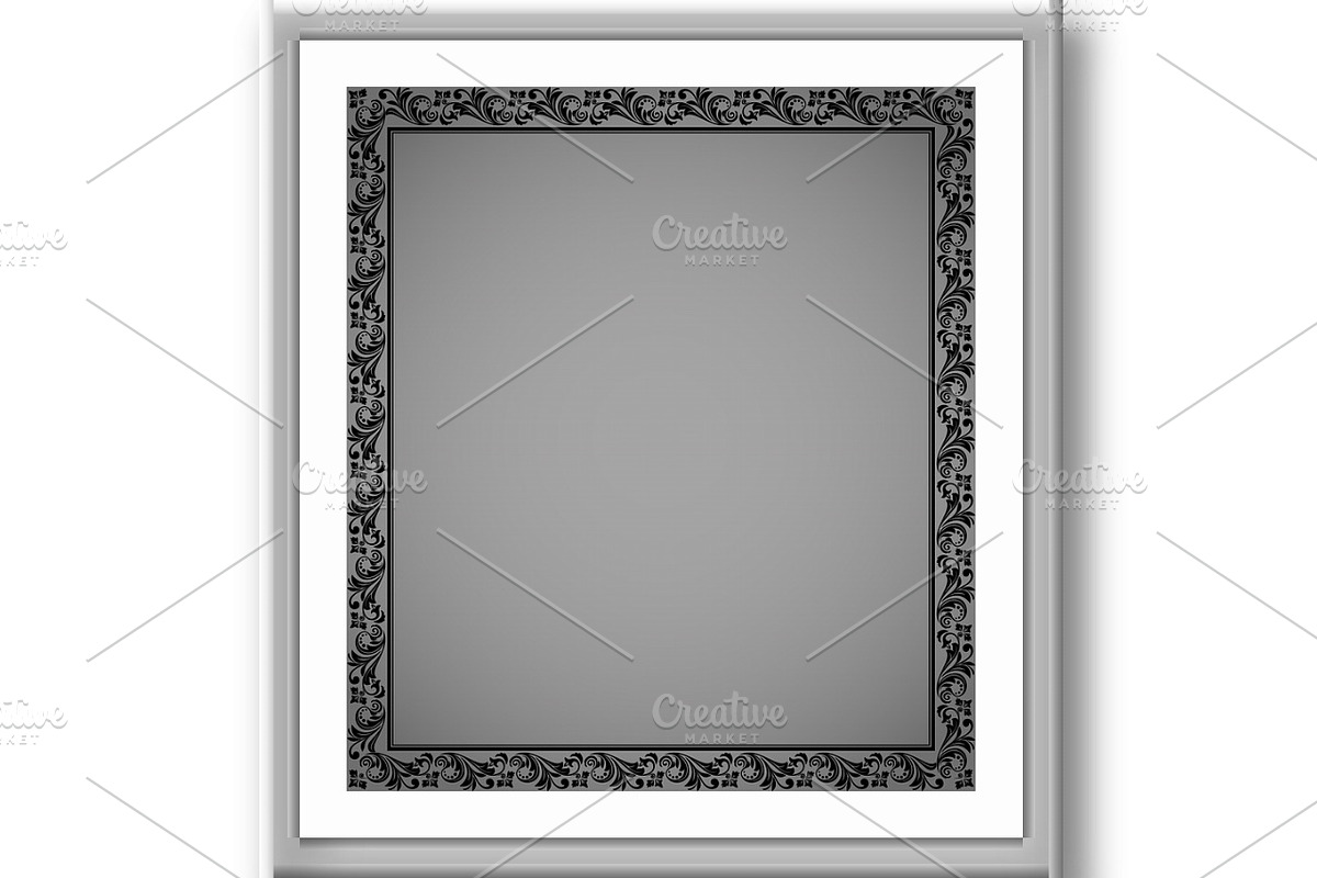 Decorative frame Elegant vector, an Illustration by RODINA (Photo 2 of 3)