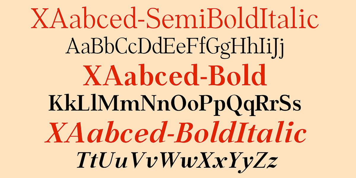 XAabced, a Serif Font by Ingrimayne Type (Photo 6 of 9)
