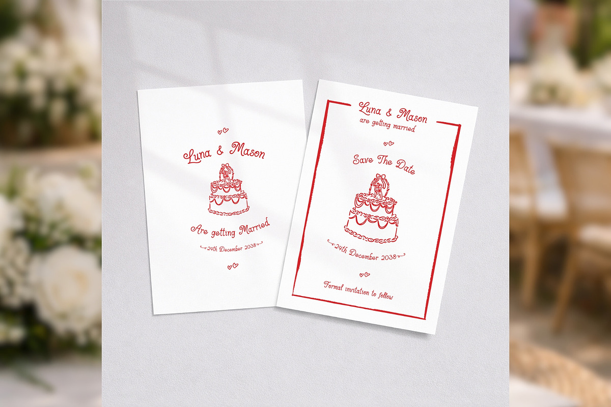Save the Date Canva bd002, an Invitation Template by TyphoonStudio (Photo 7 of 9)