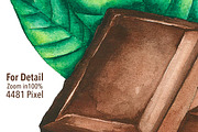 Cocoa Bean & Fruit Watercolor, a Food Illustration by andypray (Thumbnail 3 of 5)