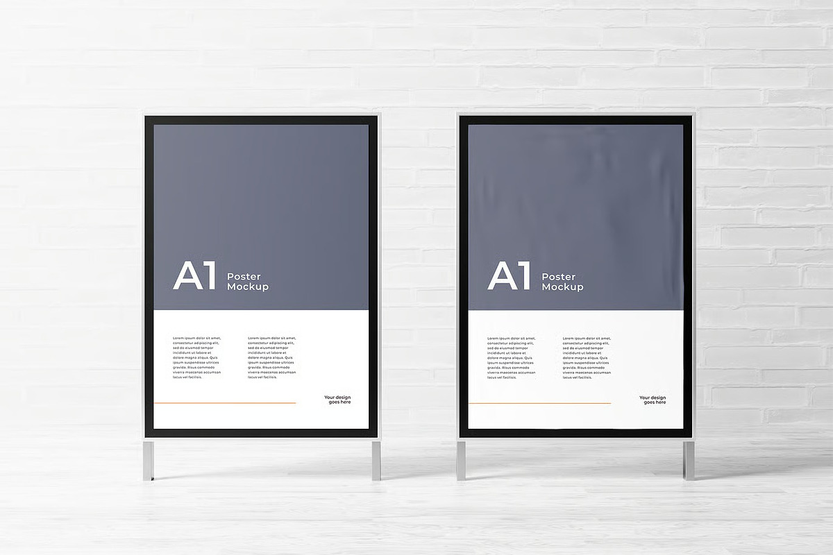 A1 Poster Mockup, an Advertising Mockup by zpackcreative (Photo 3 of 4)