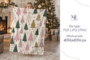 Christmas Blanket Mockup Fleece, a Merchandise Mockup by Mie Mockup Studio (Thumbnail 4 of 5)