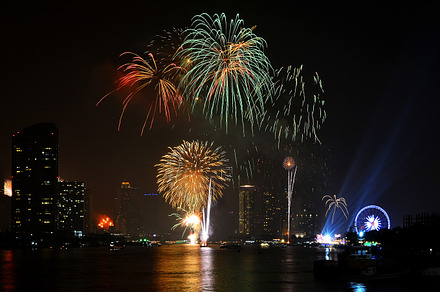 Beautiful firework containing abstract, anniversary, and art, an Arts & Entertainment Photo by totojang1977