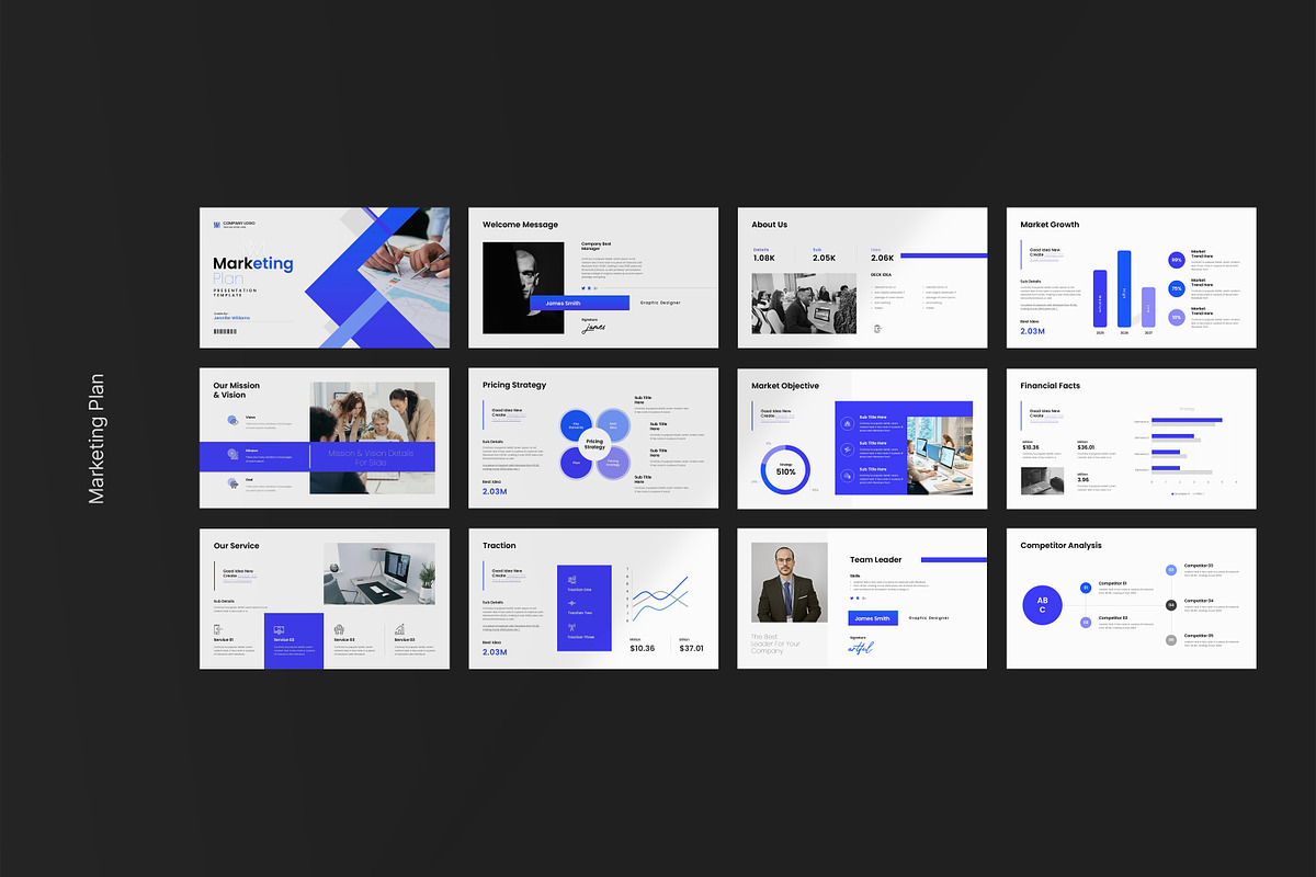 Marketing Plan Presentation Template preview 4