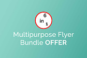 Multipurpose Flyer Bundle Offer, a Flyer Template by Proshanta Sarker (Thumbnail 1 of 11)