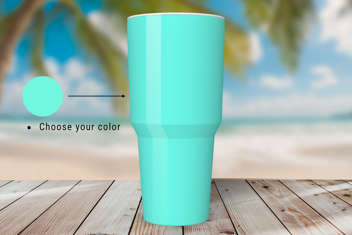 3D animated tumbler mockup Curved 30, a Product Mockup by Trendingdigital (Photo 5 of 6)