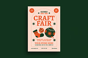 Simple Christmas Craft Fair Flyer, a Flyer Template by VectorVactory (Thumbnail 1 of 3)