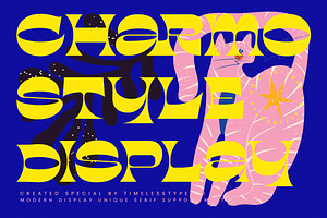 Charmo Style Modern Display Serif, a Serif Font by timelesstype.co