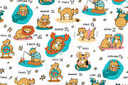 Zodiac Cats, an Animal Illustration by GooseFrol (Thumbnail 6 of 8)