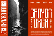 Resigan || Modern Condensed Dosplay, a Sans Serif Font by Ermedia Studio (Thumbnail 5 of 10)