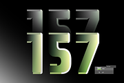 SVGRAY – Liquid Chrome Futuristic, a Sans Serif Font by Drizy (Thumbnail 2 of 8)