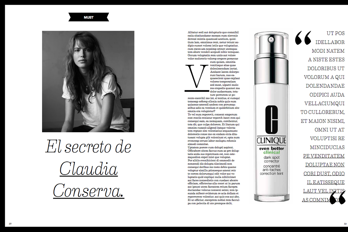 Fashion magazine template, a Magazine Template by Cristian Villegas Studio (Photo 12 of 20)