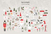 Scandi Christmas. Winter collection, a Seasonal Illustration by Kreker Kate (Thumbnail 3 of 11)