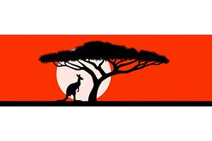 Outback Solitude features a Stylized, an Animal Photo by ZinetroN
