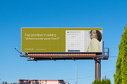 Long Outdoor Digital Billboard PSD, an Advertising Mockup by Area Mockups (Thumbnail 2 of 3)