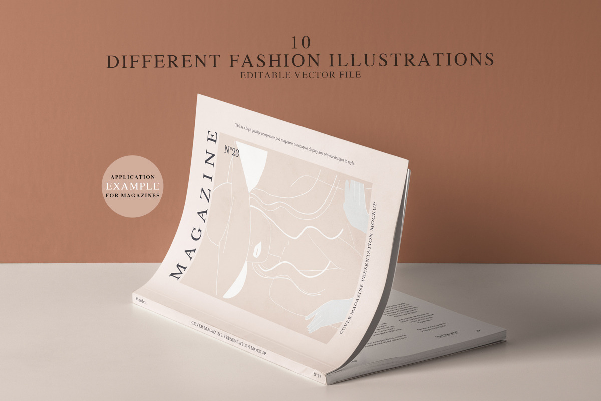 Female Fashion Illustration Art Pack, a Person Illustration by Luna Sonego Design (Photo 4 of 8)