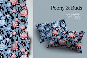 Peony & Buds Patterns