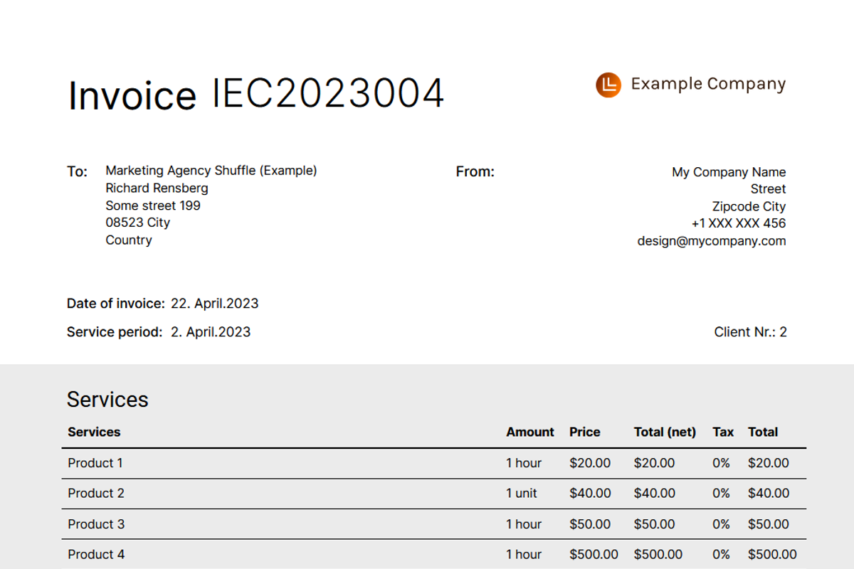 Airtable Invoice & Offer Generator, a Templates & Theme by HI Airtable Templates (Photo 13 of 14)