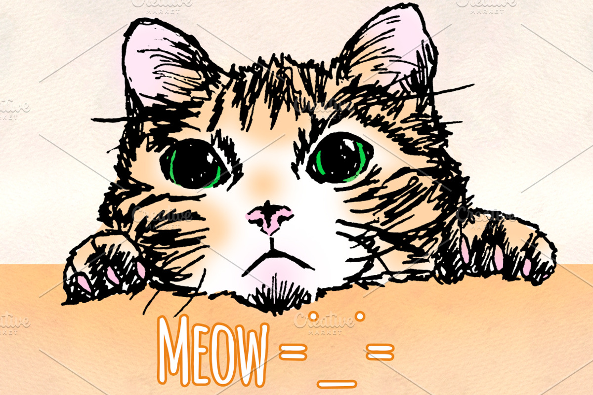 60+ Cat Vector Graphics Bundle, an Animal Illustration by Violet LeBeaux (Photo 3 of 5)
