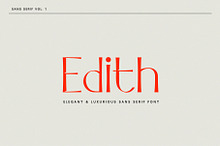Edith | Sans Serif Font