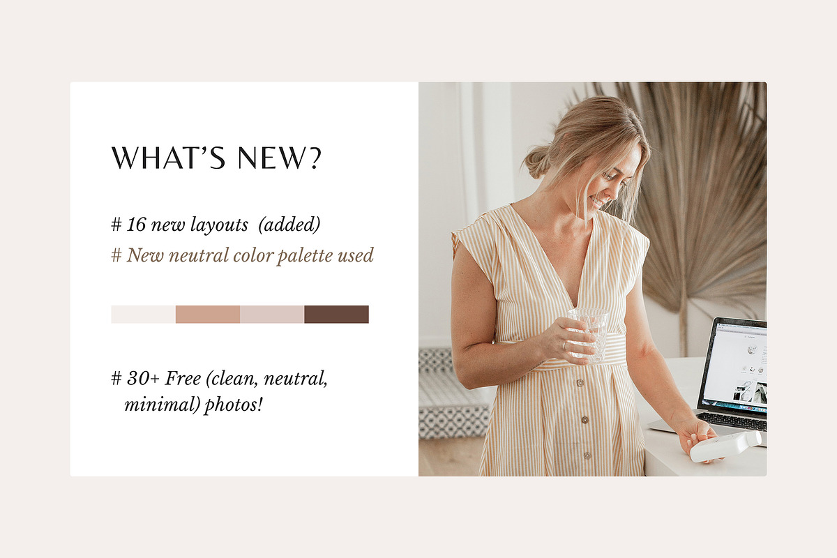 Hazel Instagram Pack - Canva, a Social Media Template by Crevo Studio (Photo 2 of 9)