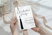 Elegant Guy High School Graduation, an Invitation Template by Digital_Mind (Thumbnail 3 of 3)