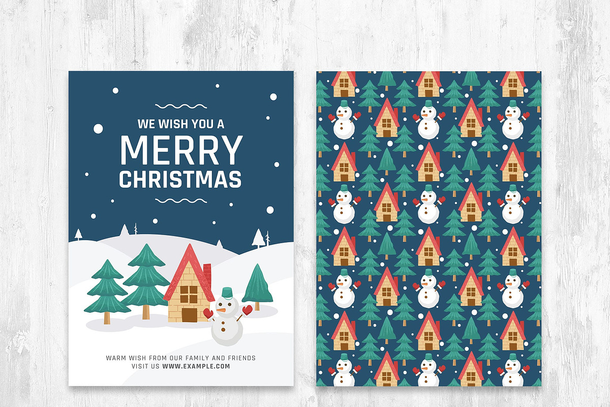 Christmas Greeting Card Templates, a Card Template by BrandPacks (Photo 10 of 11)